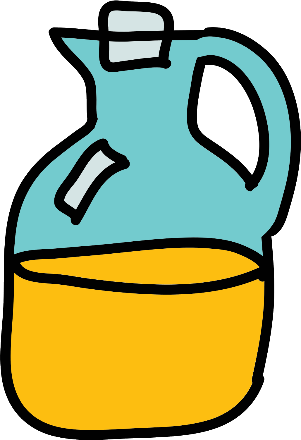 Juice Bottle Icon - Drawing (1600x1600), Png Download