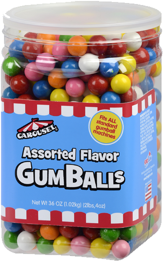Gumball Refill Jar - Gum Ball (600x600), Png Download