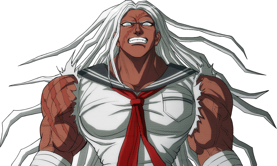 Sakura Ogami Halfbody Sprite - Danganronpa The Nyan Cave (891x537), Png Download