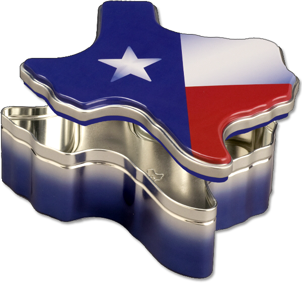 Texas Collectible Tins - Tin Of Treats (600x600), Png Download