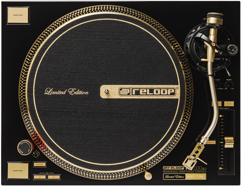 The Evolution Of The Technics Sl-1200 Turntable An - Reloop Rp-7000 Gold Edition (900x900), Png Download