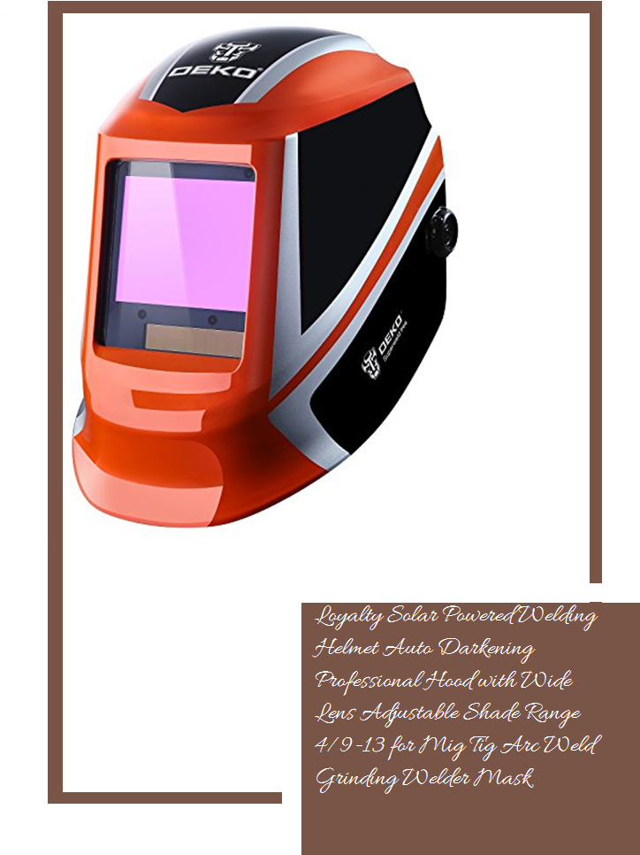 Loyalty Solar Powered Welding Helmet Auto Darkening - Welding Helmet (735x1100), Png Download