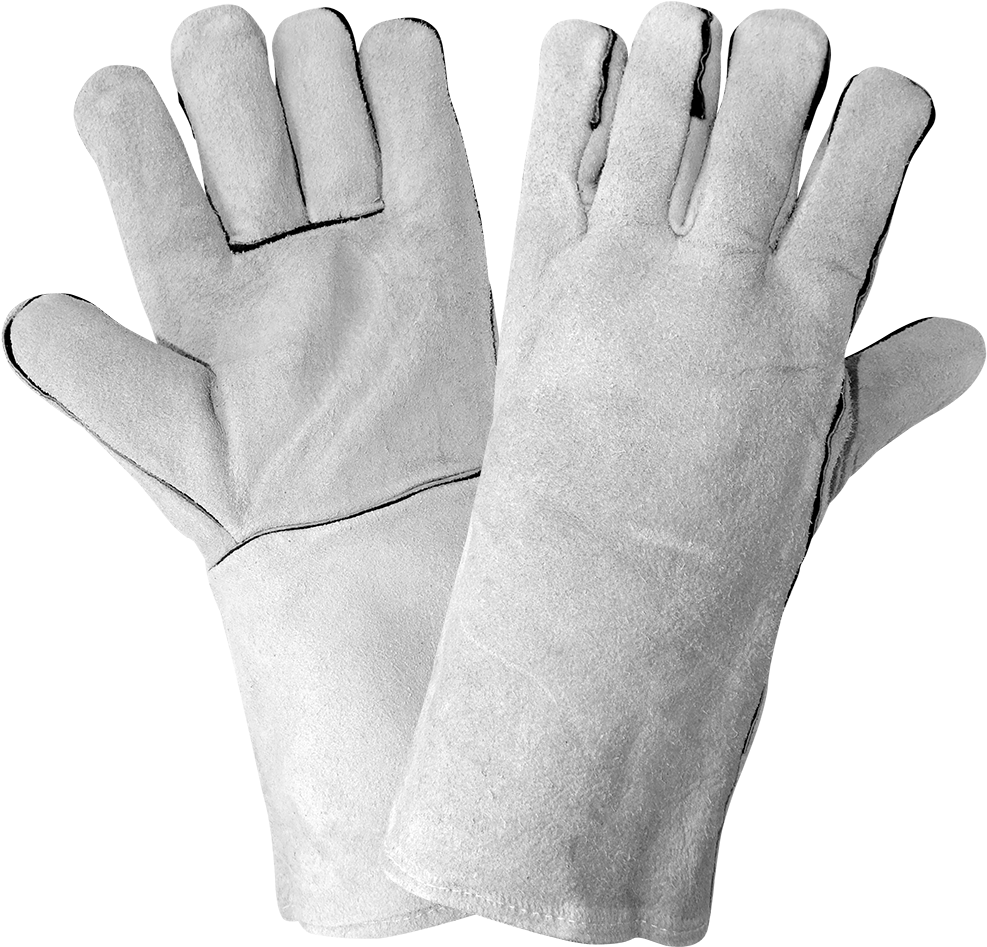 Economy Split Cowhide Welder Gloves - Global Glove 1200ge Welding Glove 1200ge, Lg, Size (1000x1000), Png Download