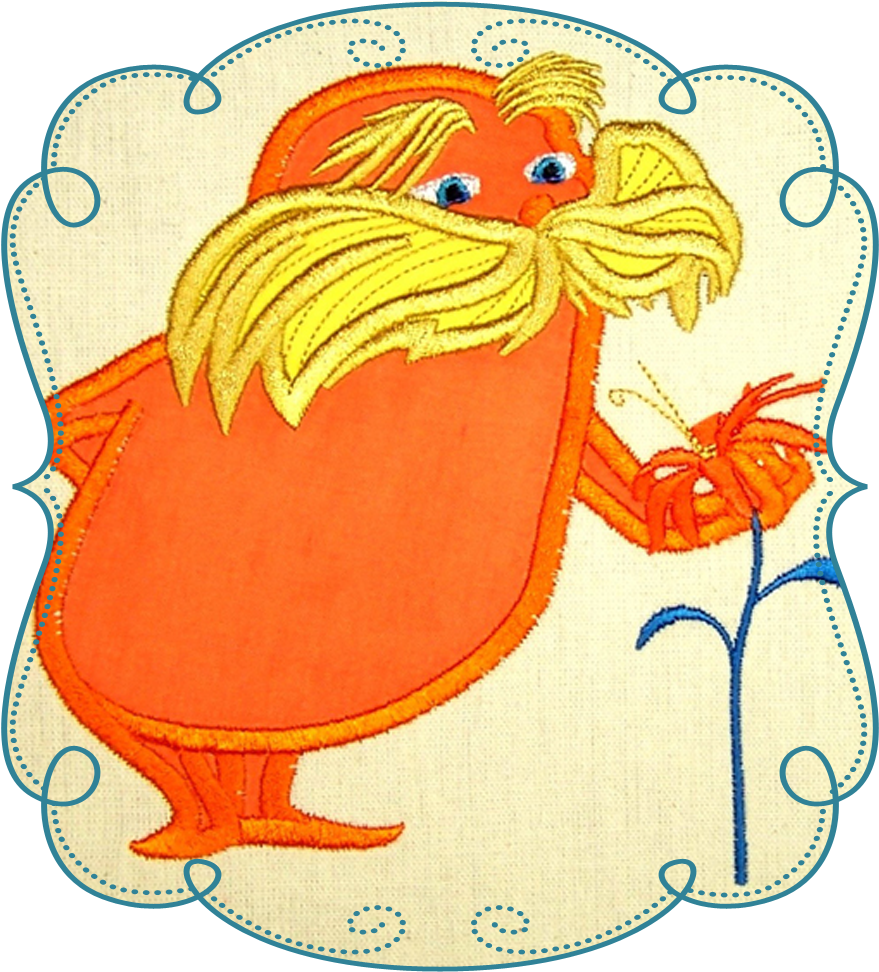 Borax Smelling Flower - The Lorax (1000x1000), Png Download