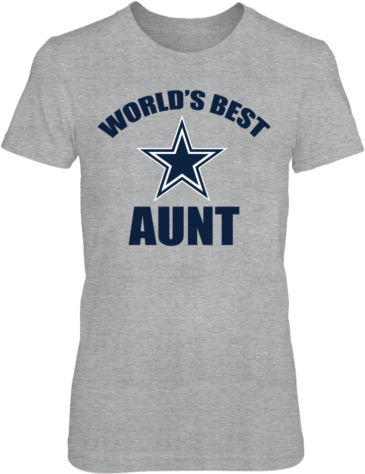 Dallas Cowboys World's Best Aunt T-shirt, World's Best - Dallas Cowboys Pop Up Fan ... (1000x1000), Png Download