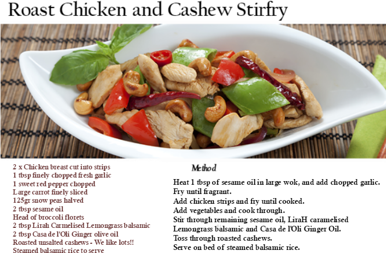 Roast Chicken And Cashew Strifry - Cashew (750x500), Png Download