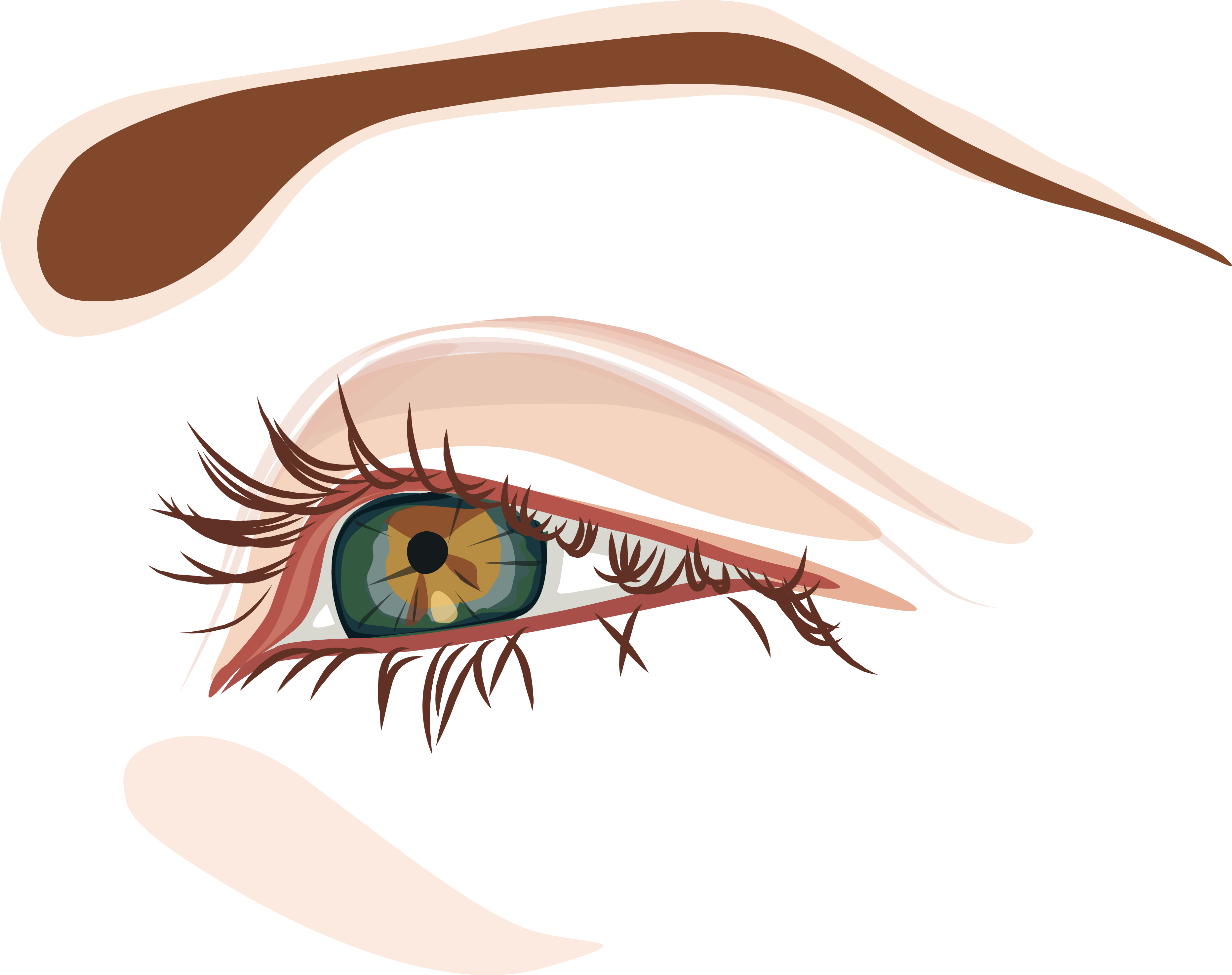 Jpg Black And White Library Clip Art Cartoon Cute Big - การ์ตูน ตาโต น่า รัก (3727x2951), Png Download