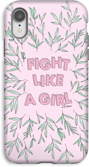 Fight Like A Girl Case Iphone Xr Tough - Apple Iphone 8 Plus (502x800), Png Download