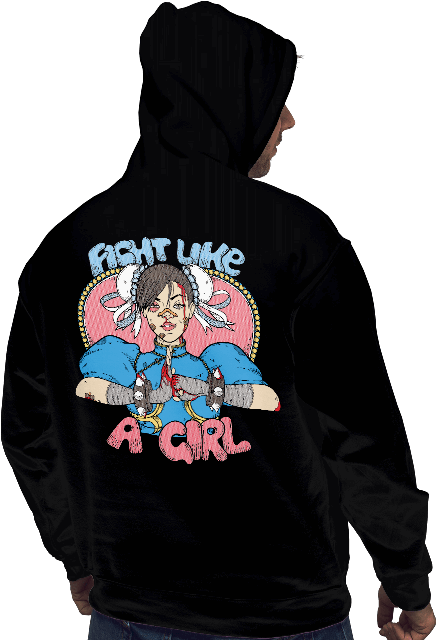Fight Like A Girl - Street Fighter Chun Li Shirt (650x650), Png Download