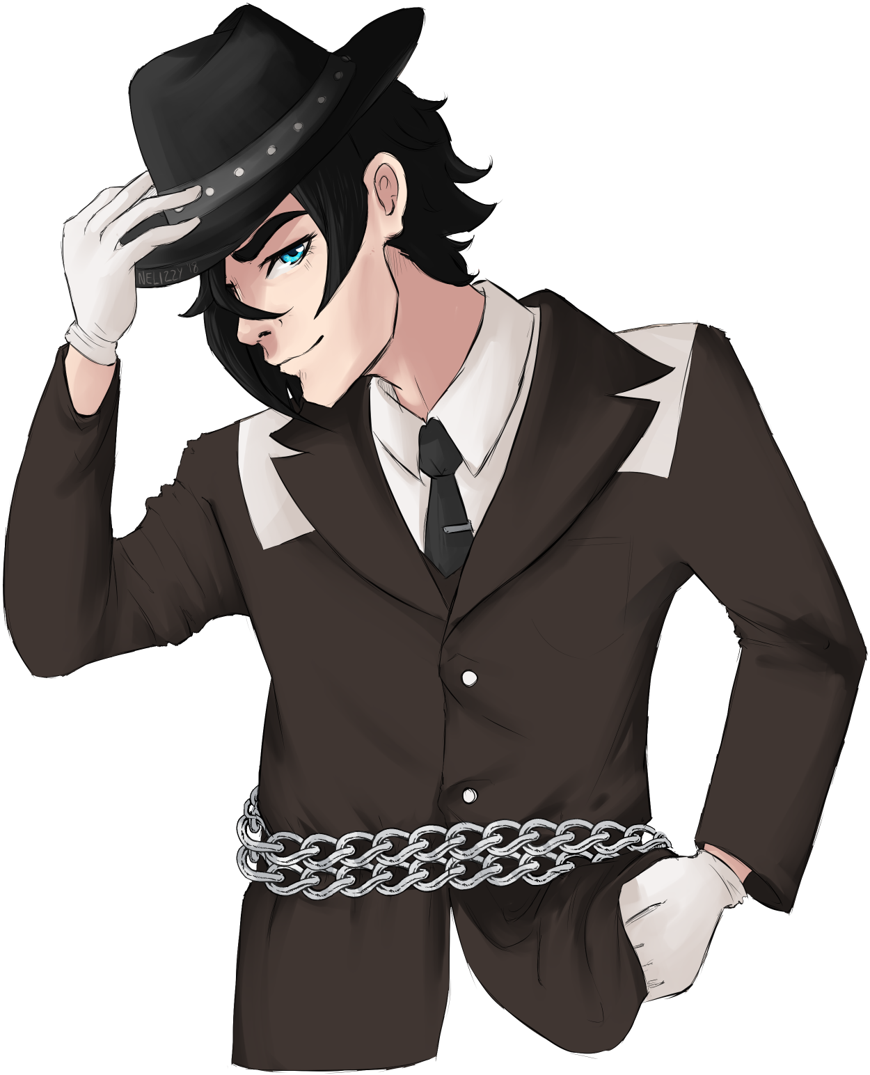 Details - Tuxedo (1265x1595), Png Download