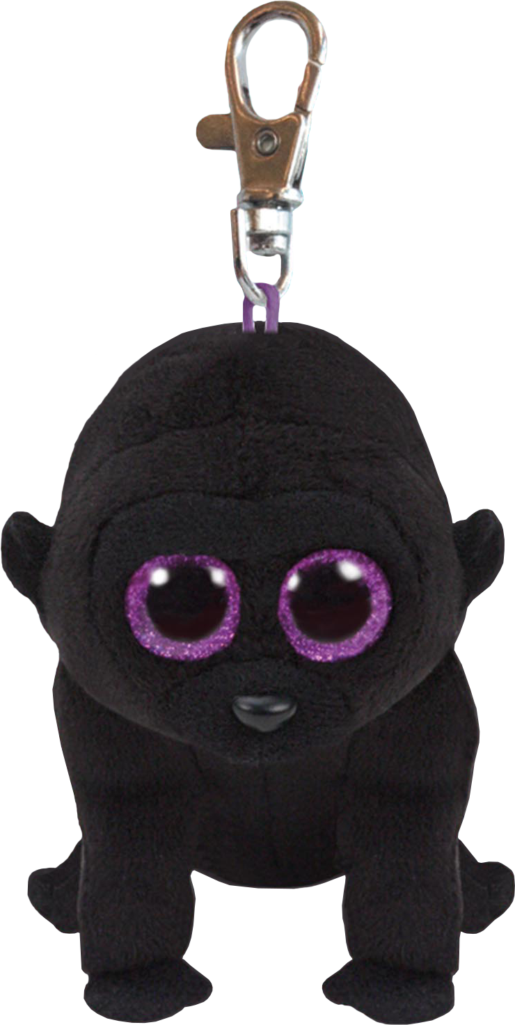 Beanie - Ty Beanie Boos - George The Black Gorilla (clip) By (740x1473), Png Download
