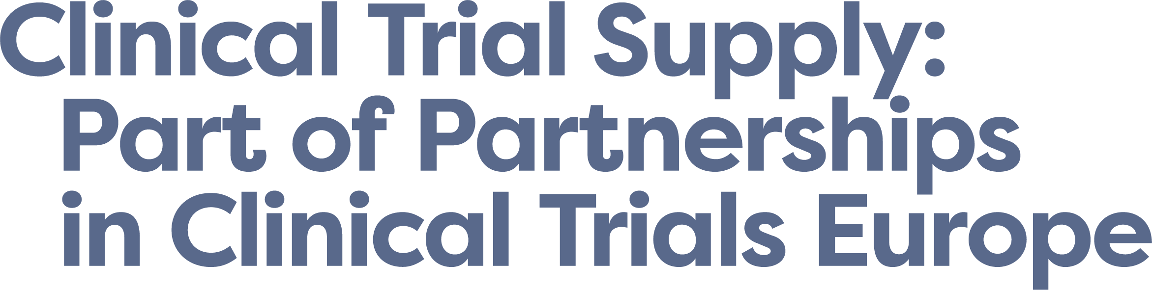 28 29 November 2017 2017 Clinical Trial Supply - Poster (2343x591), Png Download