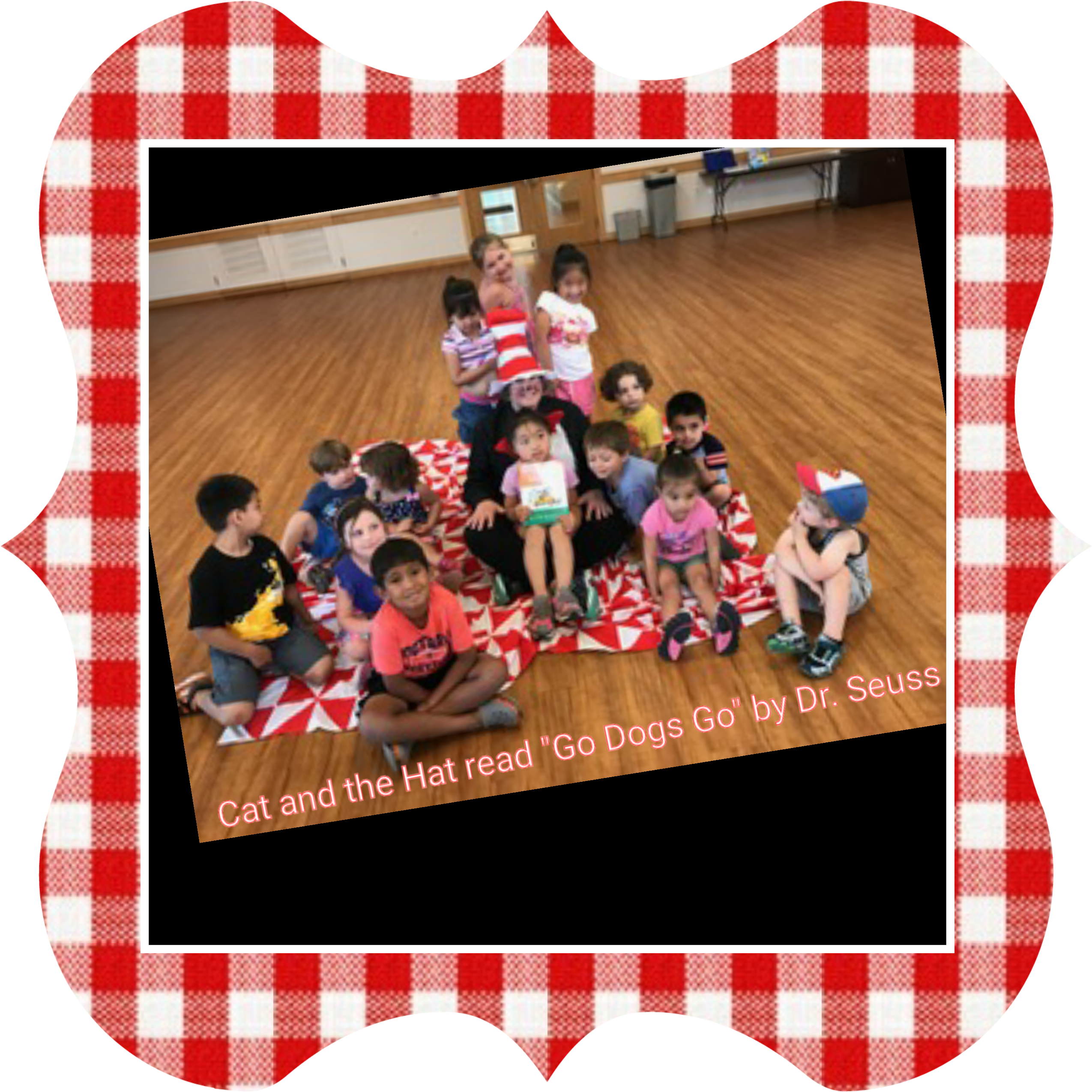 There Were Smiles Every Day During Dr - Blue Gingham Tablecloth (2560x2560), Png Download