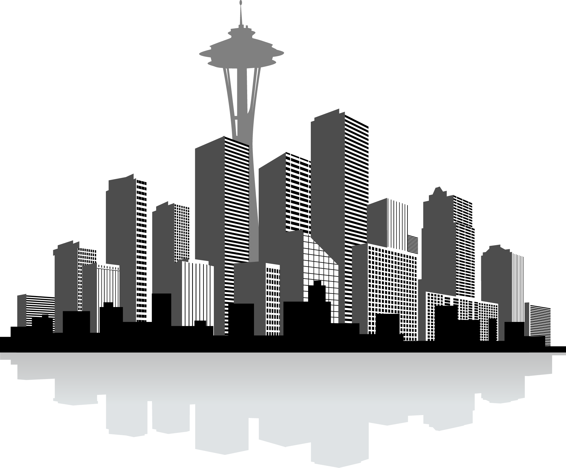 Save The Date Northwest Wa Chapter Png Png Transparent - Space Needle (1903x1573), Png Download