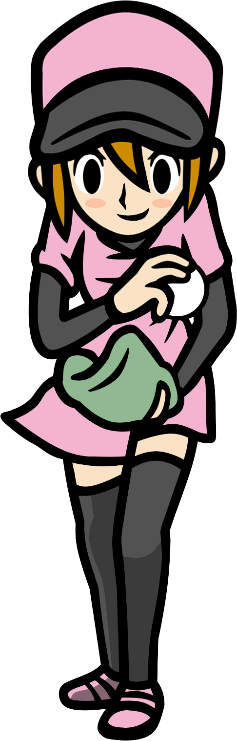 Normal Pitcher - Rhythm Heaven Fever Baseball (486x1516), Png Download