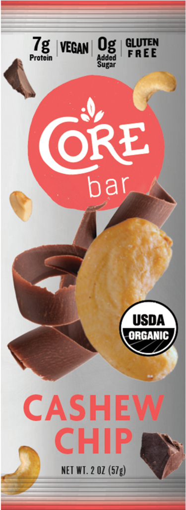 Core Bar Cashew Chip - Core Warrior Raw Cashew Cacao - 10 Pack (582x1024), Png Download