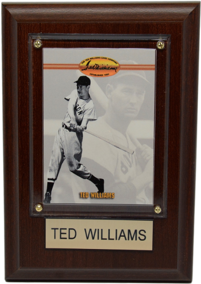 Ted Williams 4" X 6" Boston Red Sox Player Plaque - C&i Collectibles Mlb 8"x10" Ted Williams Boston (600x600), Png Download