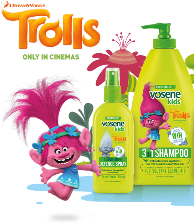You Might Be Wondering What Trolls, Vosene Kids Shampoo - Vosene Lice Repellent Shampoo (640x750), Png Download