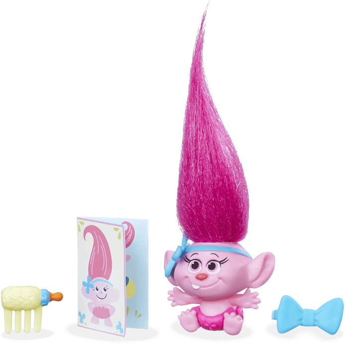 Trollstadt Sammeltrolls - Baby Poppy - Baby Poppy Doll (700x700), Png Download