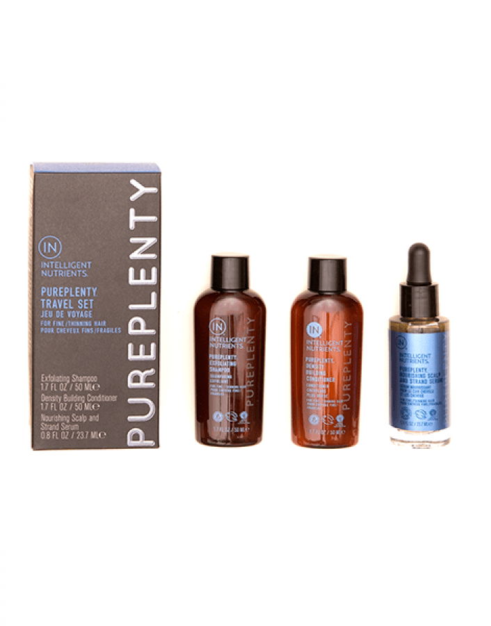 Travel Pureplenty® Regimen For Fine/thinning Hair - Intelligent Nutrients Pureserve Travel Set (900x900), Png Download