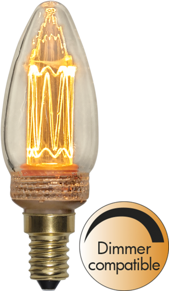 Led Lamp E14 C37 New Generation Classics - Star Trading - Led-lampe E14 P45 Soft Glow, Transparent (600x600), Png Download