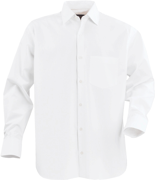 James Harvest Business Shirts - White Shirt Long Collar (544x630), Png Download