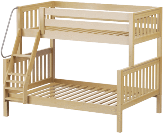 Medium Twin Over Full Bunk Bed - Bunk Bed (650x650), Png Download