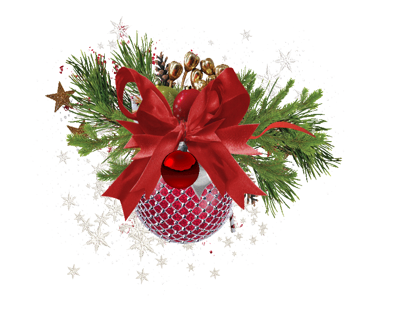 Tubes Png Père Noël , Sapins , Boules , Luges - Tubes De Christmas Pour Vos Créations Plus (638x554), Png Download