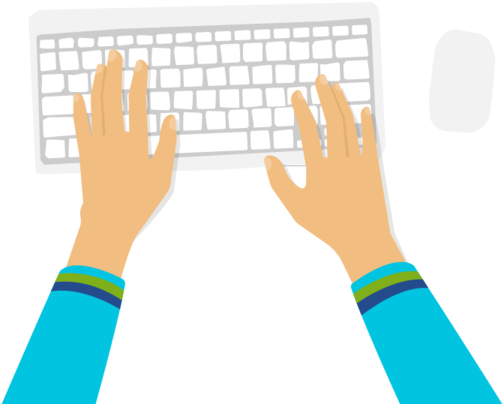 Hand Tastatur Sgber - Hands On Keyboard Png (600x600), Png Download