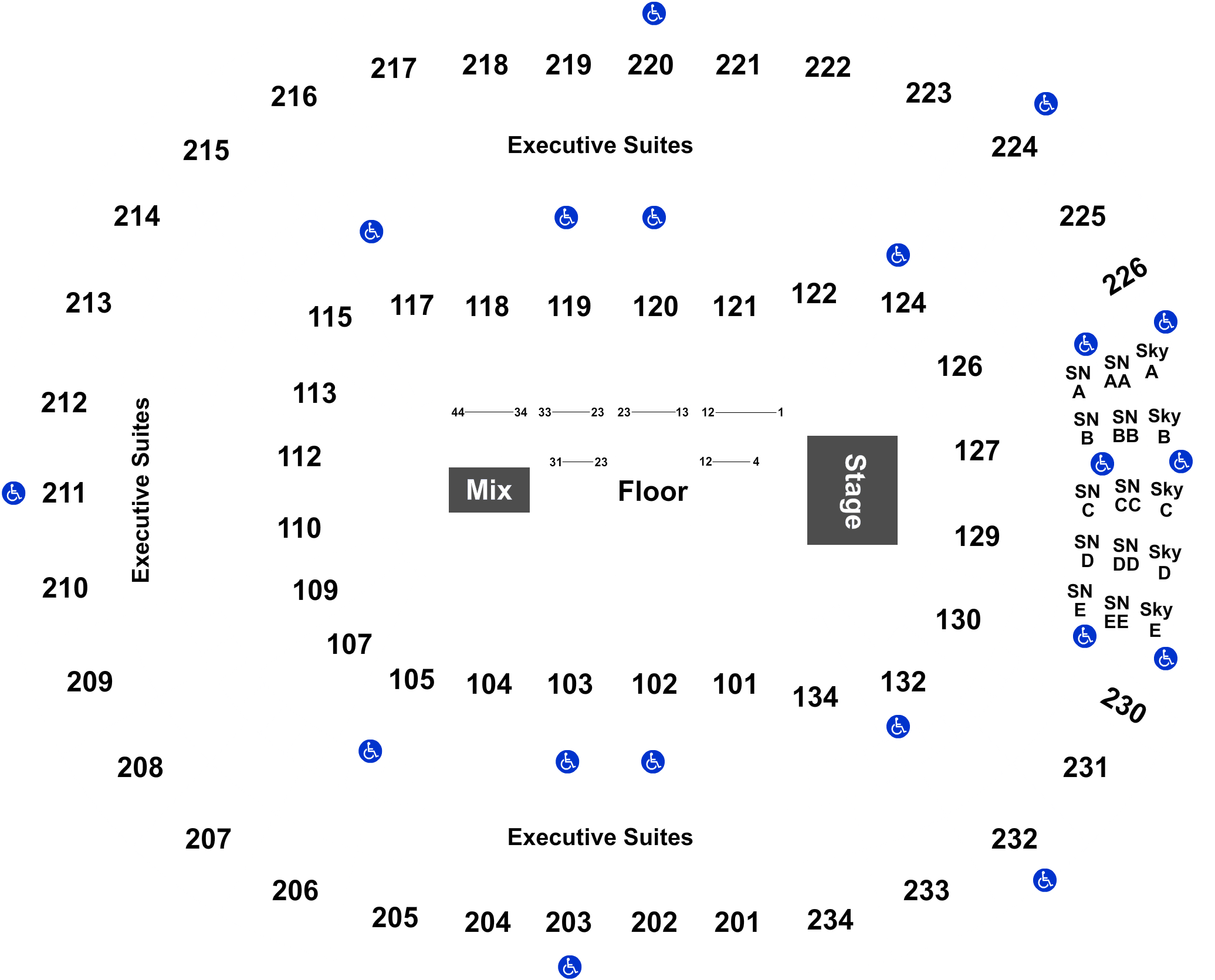 Full Map - Rogers Place (2100x1724), Png Download