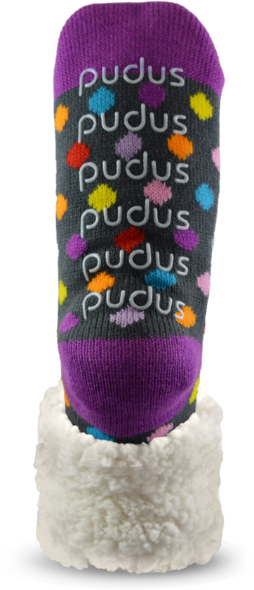 Polka Dot Party - Sock (900x900), Png Download