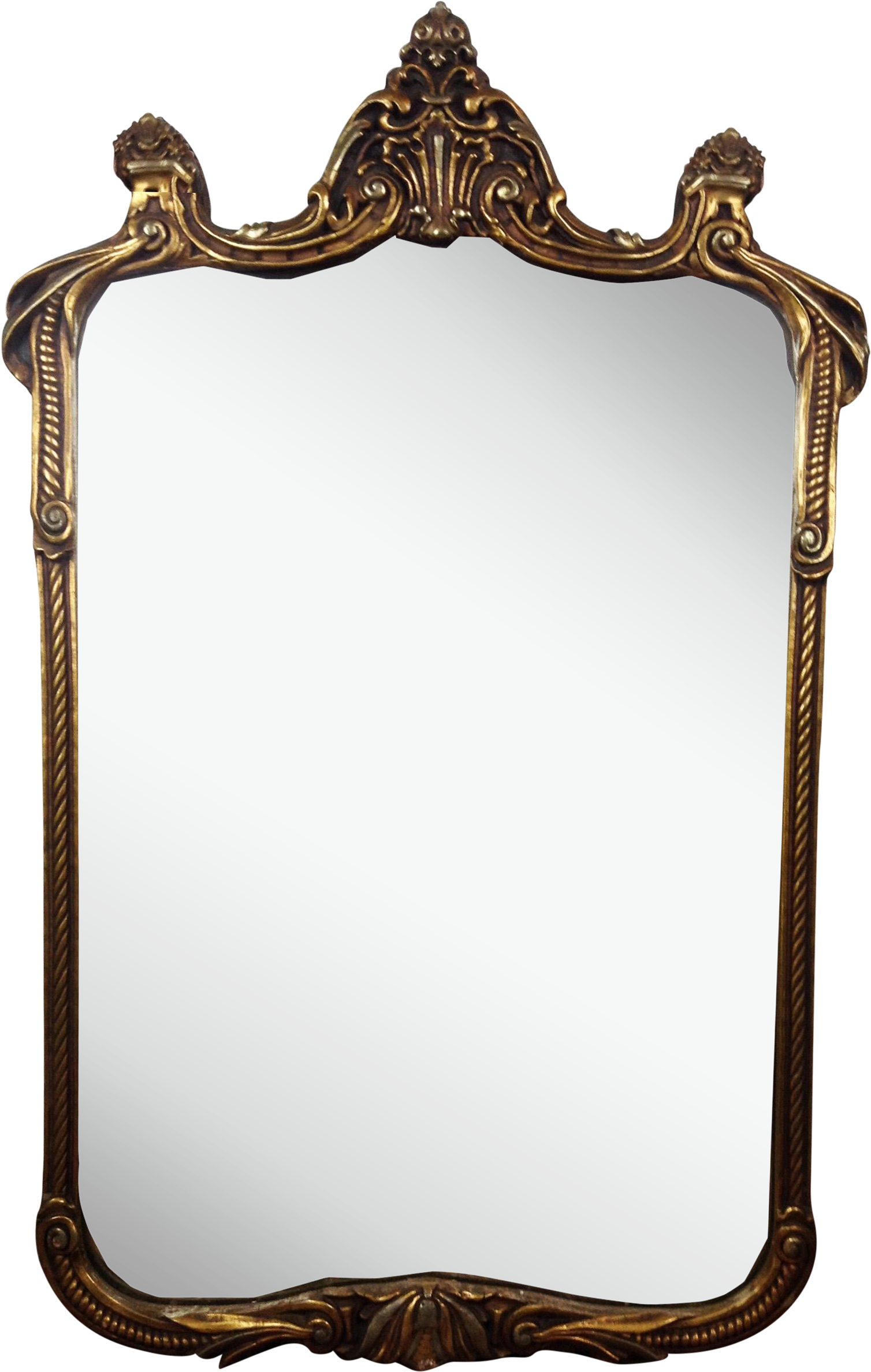 Gilded Art Nouveau Wall Mirror Chairish Related To - Art Nouveau Wall Mirror (1936x2592), Png Download