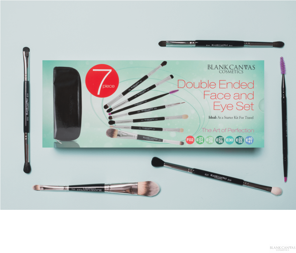 Entire Double Ended Brush Collection With Free Travel - Canvas (1000x1000), Png Download