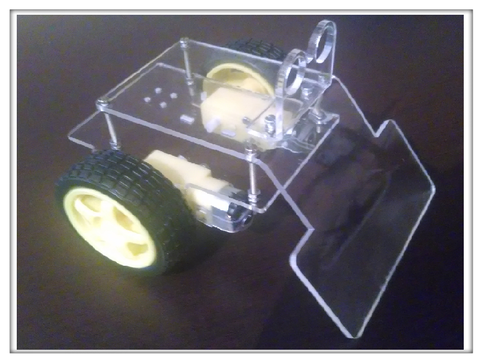 Carrito Para Armar Sumo Basico Chasis De Acrilico - Chasis Sumobot (636x636), Png Download