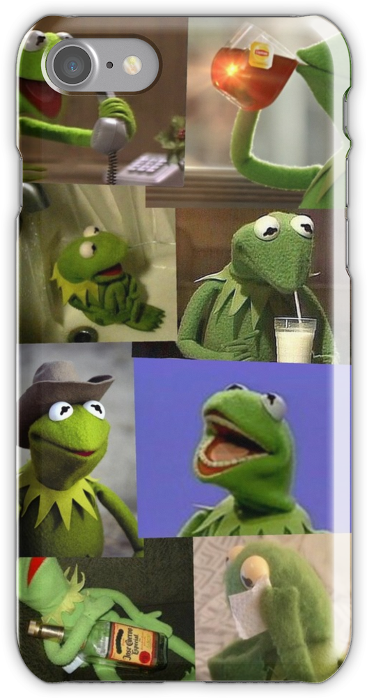 Kermit The Frog Meme Iphone 7 Snap Case - Kermit The Frog (750x1000), Png Download