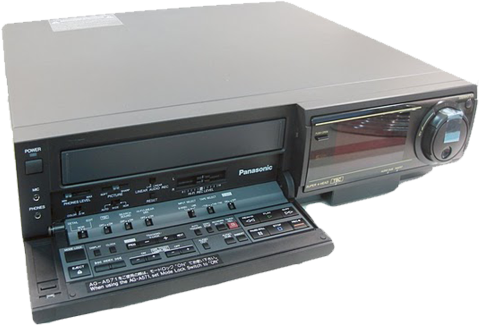 Panasonic Ag 5710 Hi Fi Editing Vcr With Rs 232c - Cassette Deck (1024x1024), Png Download