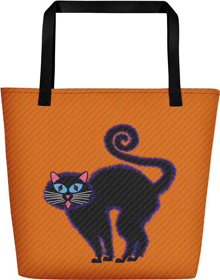 Large Tote Bag W Inside Pocket - Bag (1000x1000), Png Download