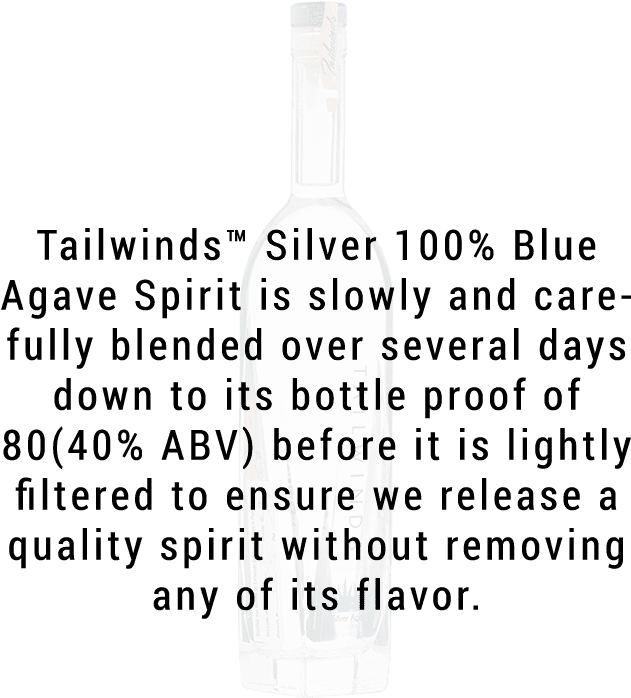 Tailwinds Distilling 100% Blue Agave Spirit Silver - Agave Tequilana (800x800), Png Download