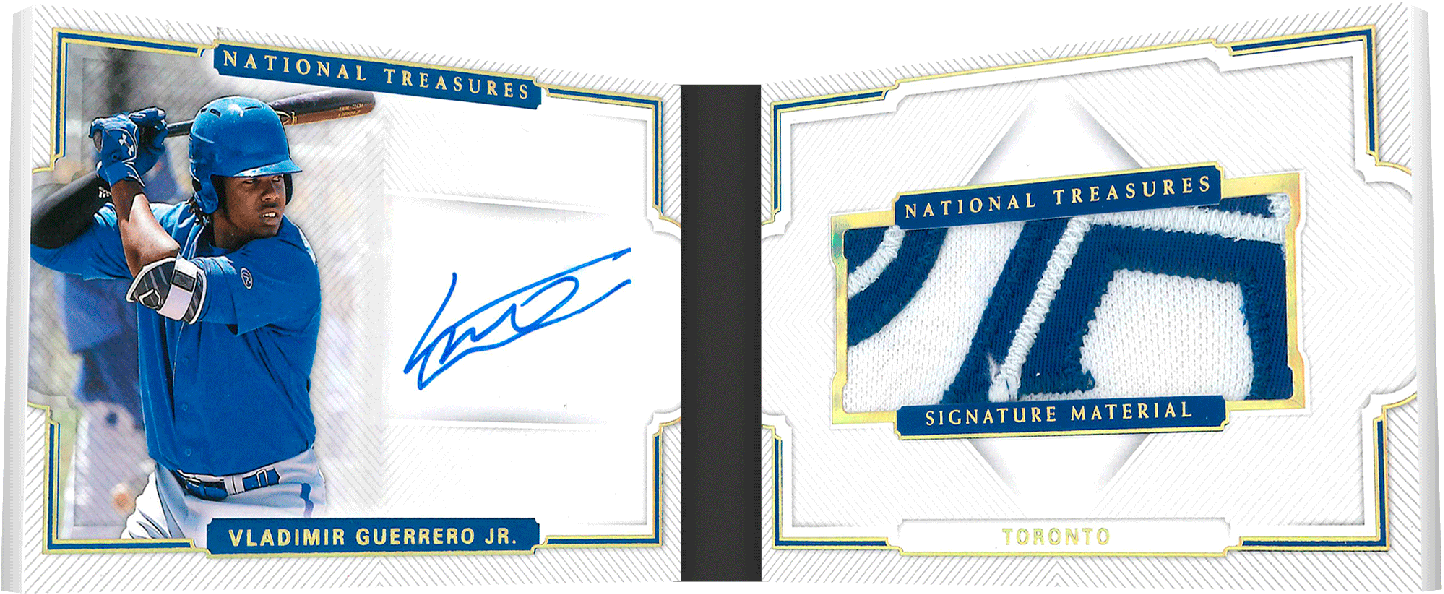 Panini America Provides Detailed First Look At 2018 - 2018 National Treasures Baseball (1500x675), Png Download
