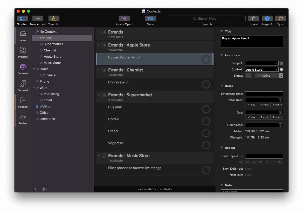 All Relevant Tasks From Across Your Projects Will Be - Things 3 Alternative (1168x820), Png Download