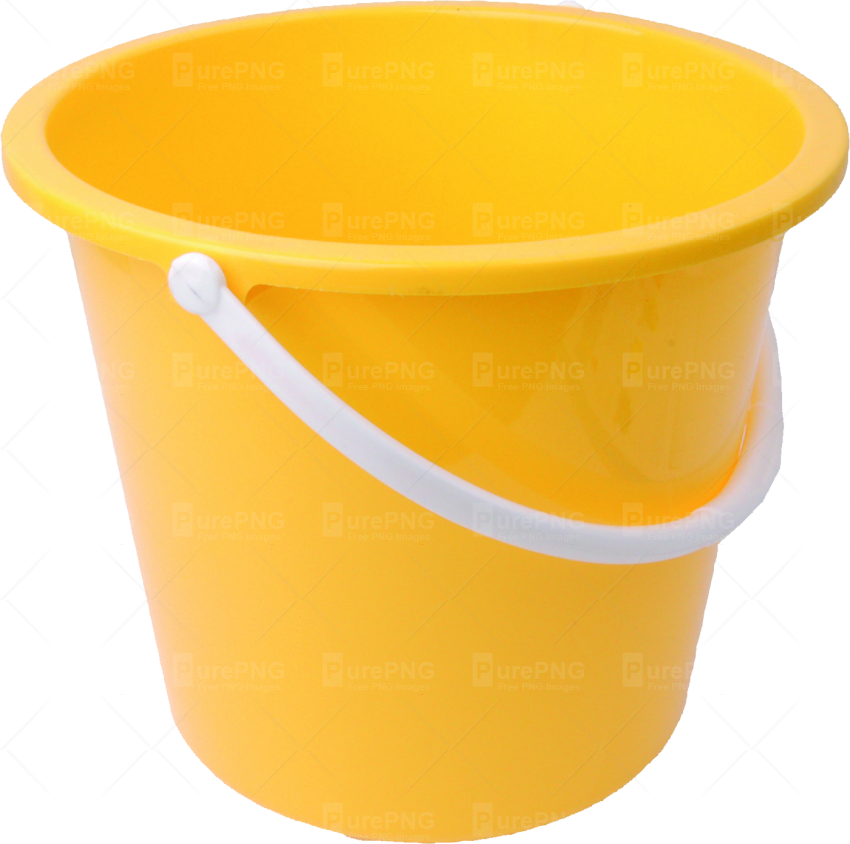 Plastic Bucket Png - Bucket Png (850x844), Png Download