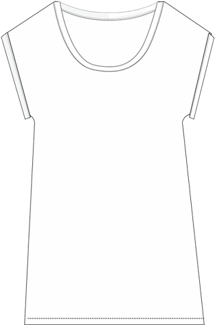Female T-shirt - Illustration (850x850), Png Download