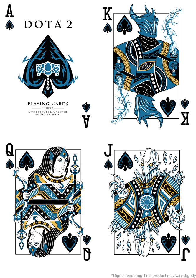 Dota 2 Playing Cards Series - Cards (1000x1000), Png Download