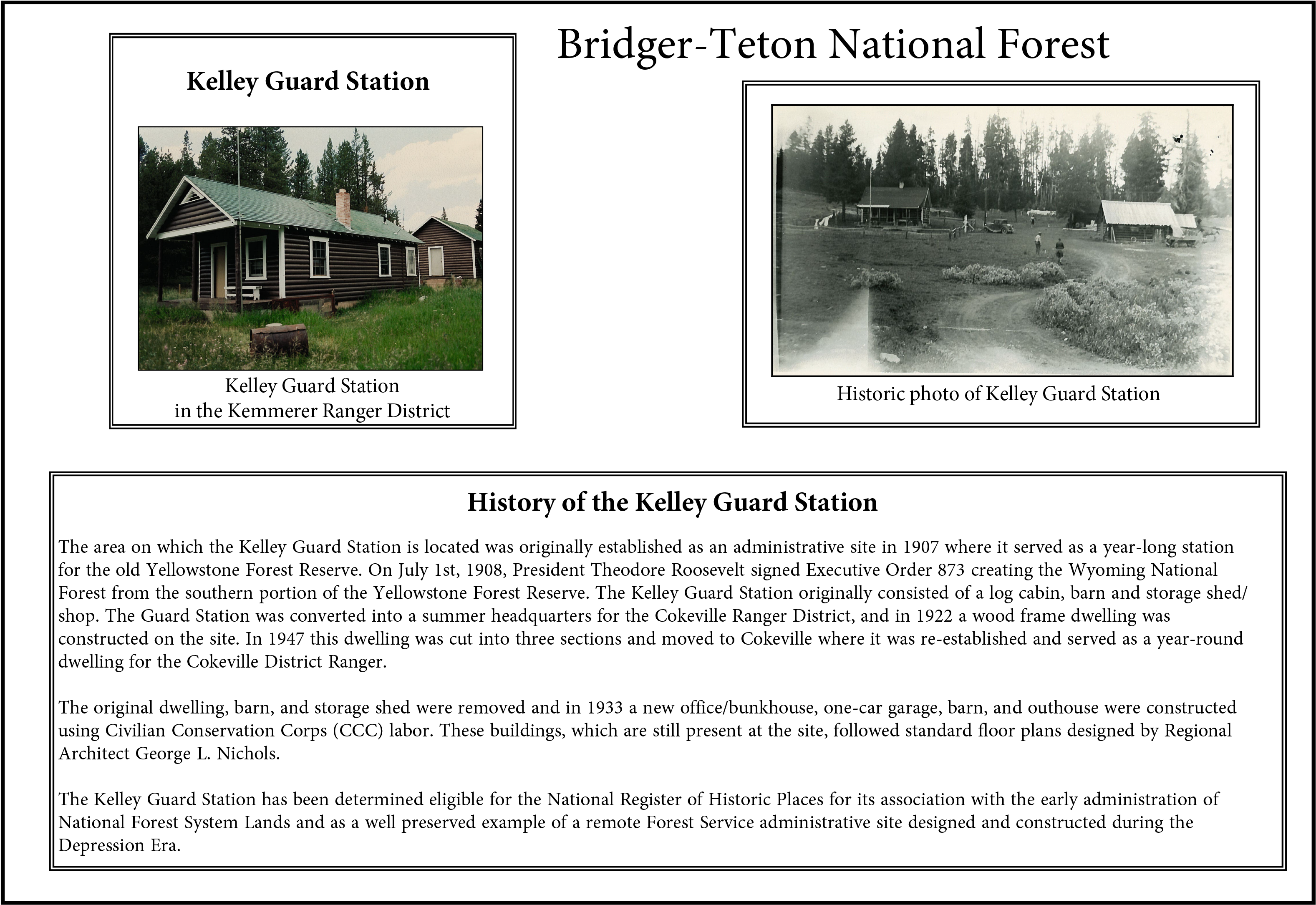 Kelley Guard Station Pictures And Information - Tree (3225x2232), Png Download