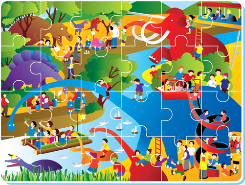 Russ El.l Puzzle 24 El. Piankowe Duże (9743) (567x567), Png Download