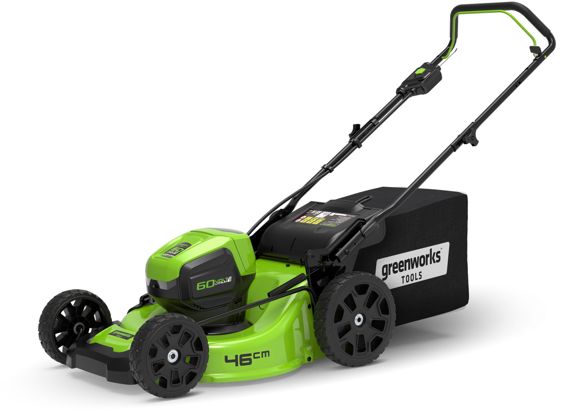 Lawn Mower - 80v Greenworks Gd80lm51sp (1200x974), Png Download