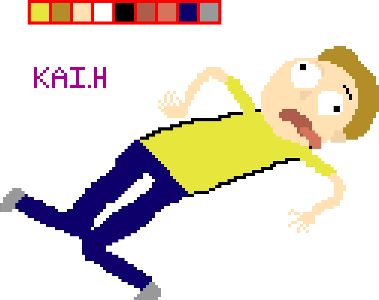 Mega Pixel Morty - Morty Smith (1410x1030), Png Download