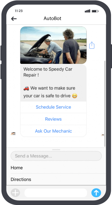 Ready To Get Started - Facebook Messenger (500x865), Png Download