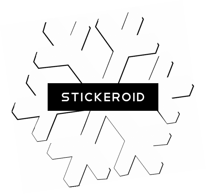 Snowflake Nature Snowflakes - Canvas Print (670x632), Png Download