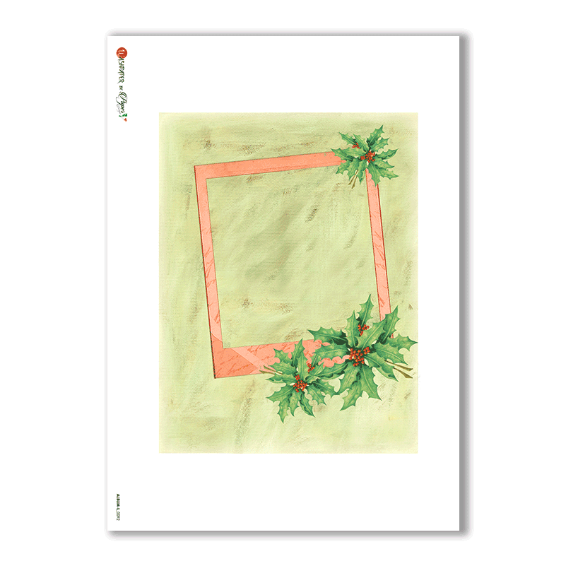 Rice Paper Album For Decoupage - Picture Frame (1200x1372), Png Download